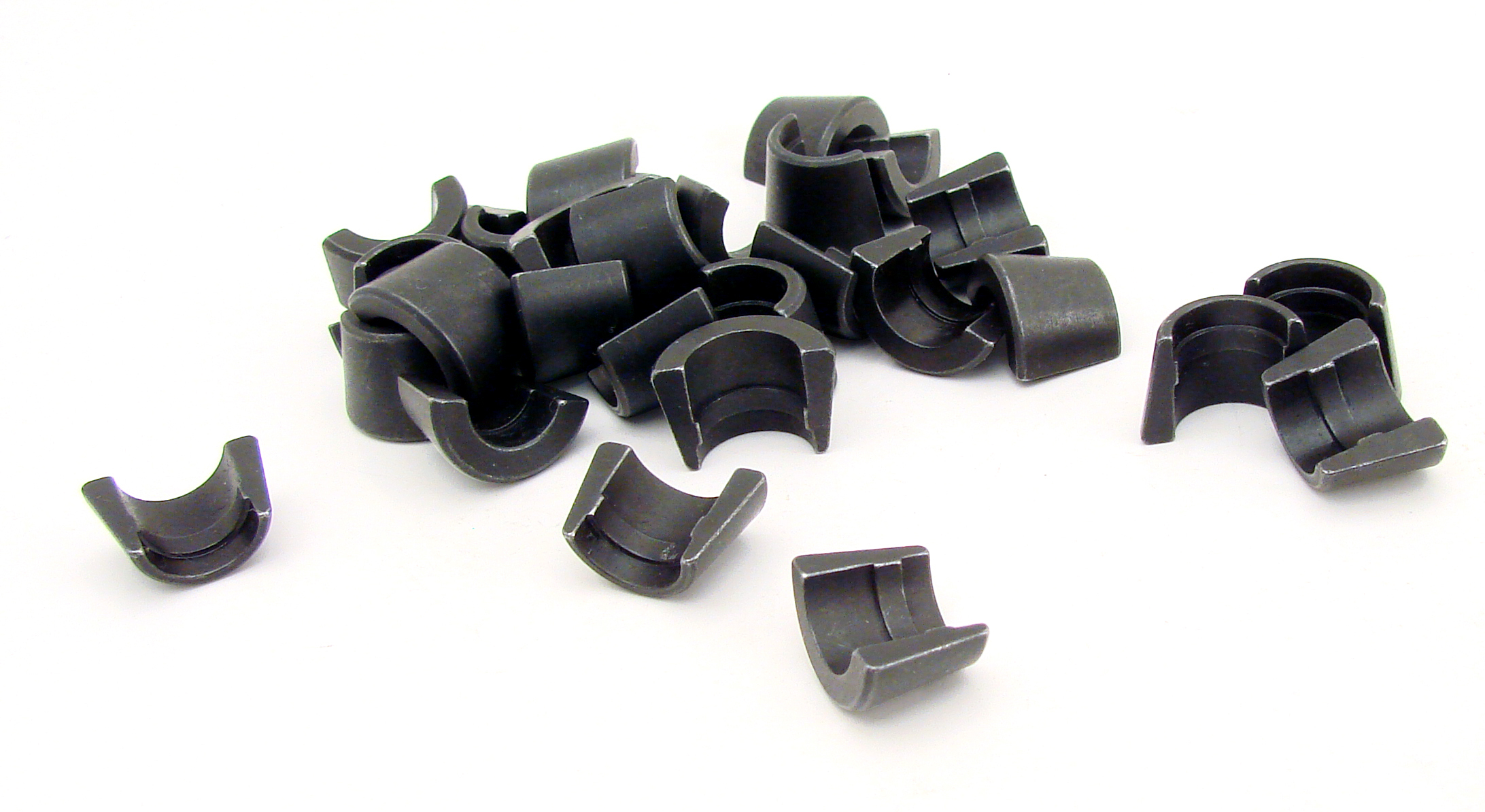 COMP Cams 616-16 Set Of 16 - 10 Degree 3/8\" Single Groove Locks W/o Lash Cap Recess +.050\" Height